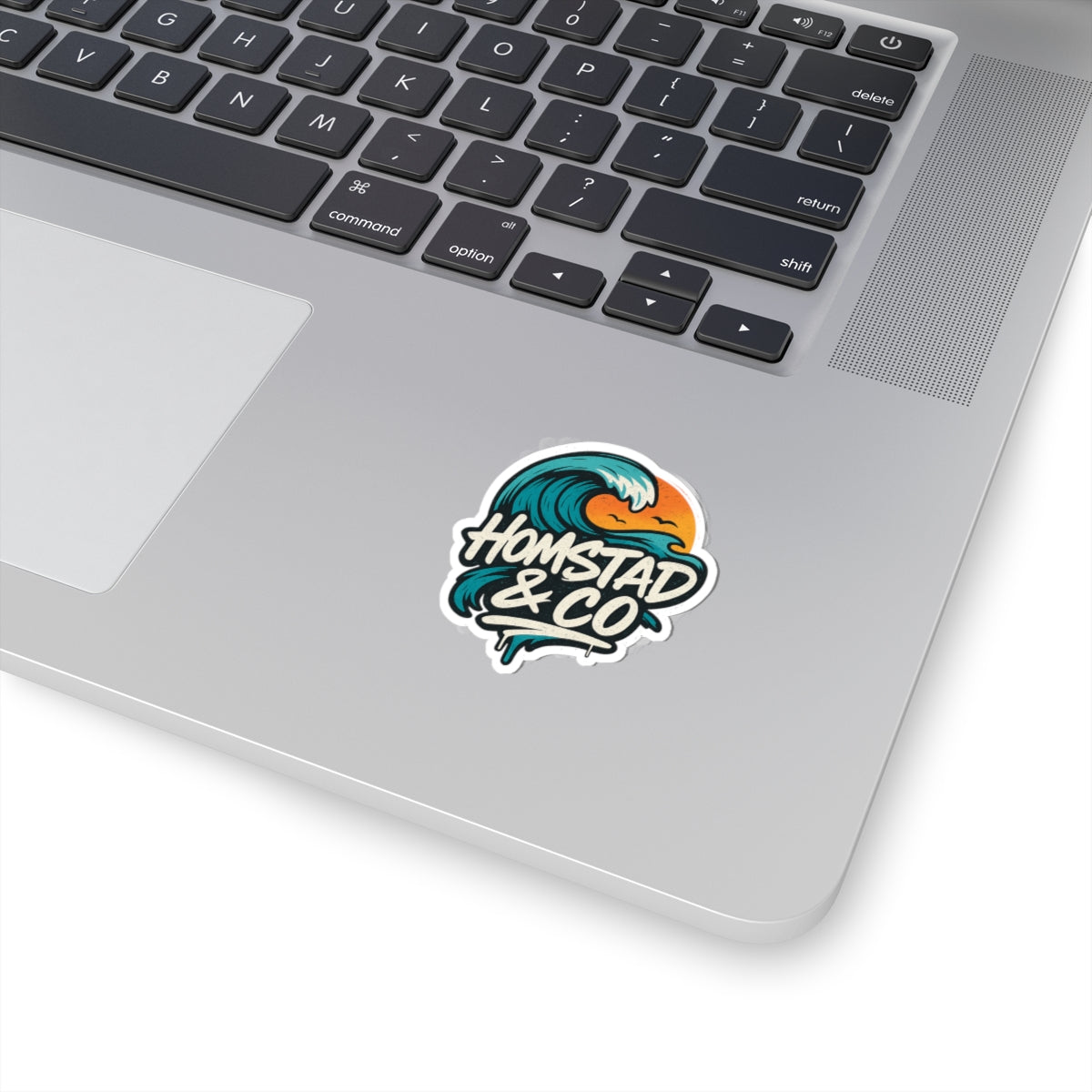Ocean Wave Kiss-Cut Stickers | Surfing Decor, Laptop Stickers, Beach Lover Gifts, Summer Vibes, Waterproof Stickers