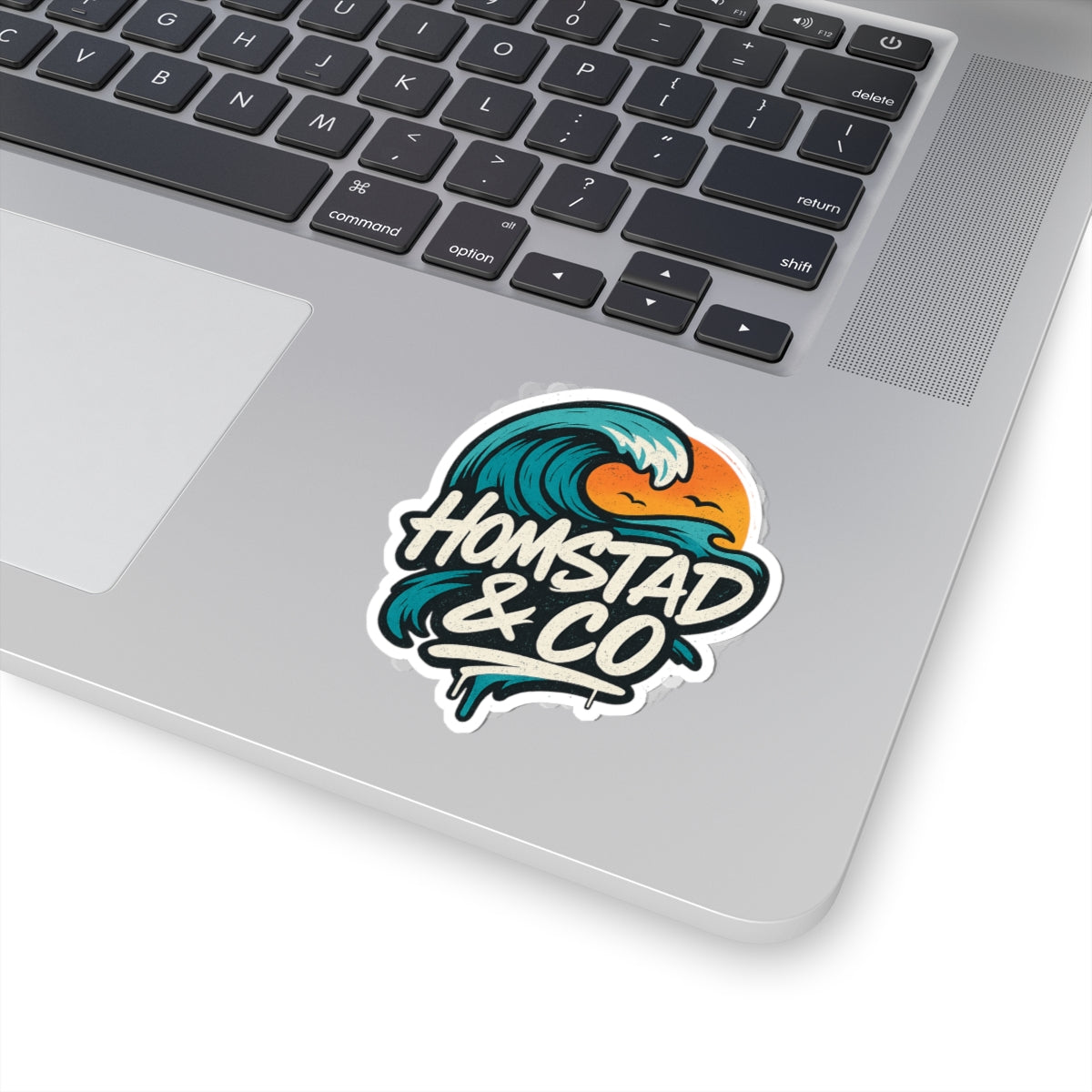 Ocean Wave Kiss-Cut Stickers | Surfing Decor, Laptop Stickers, Beach Lover Gifts, Summer Vibes, Waterproof Stickers