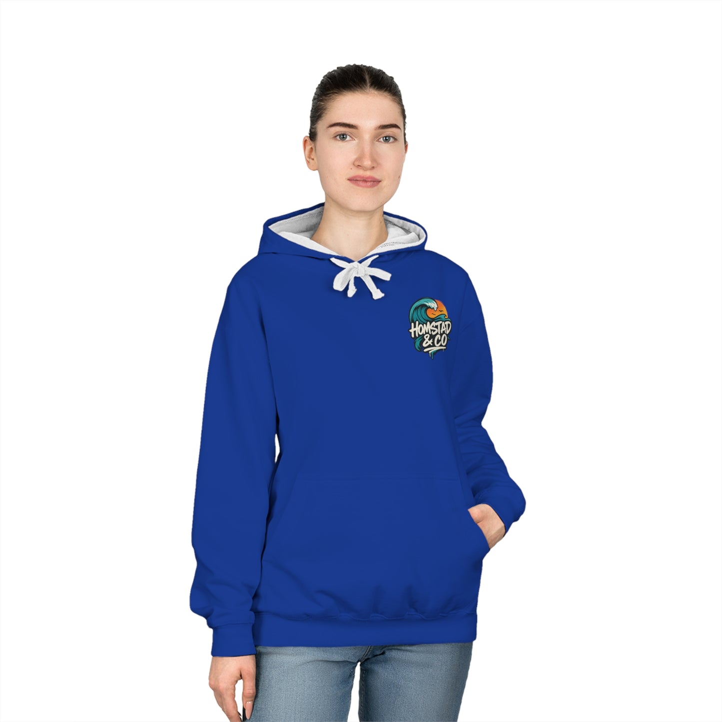 Cozy Varsity Hoodie with Retro Ocean Wave Design, Unisex Casual Sweatshirt, Beach Vibes Apparel, Perfect Gift for Surf Lovers, Trendy [...]