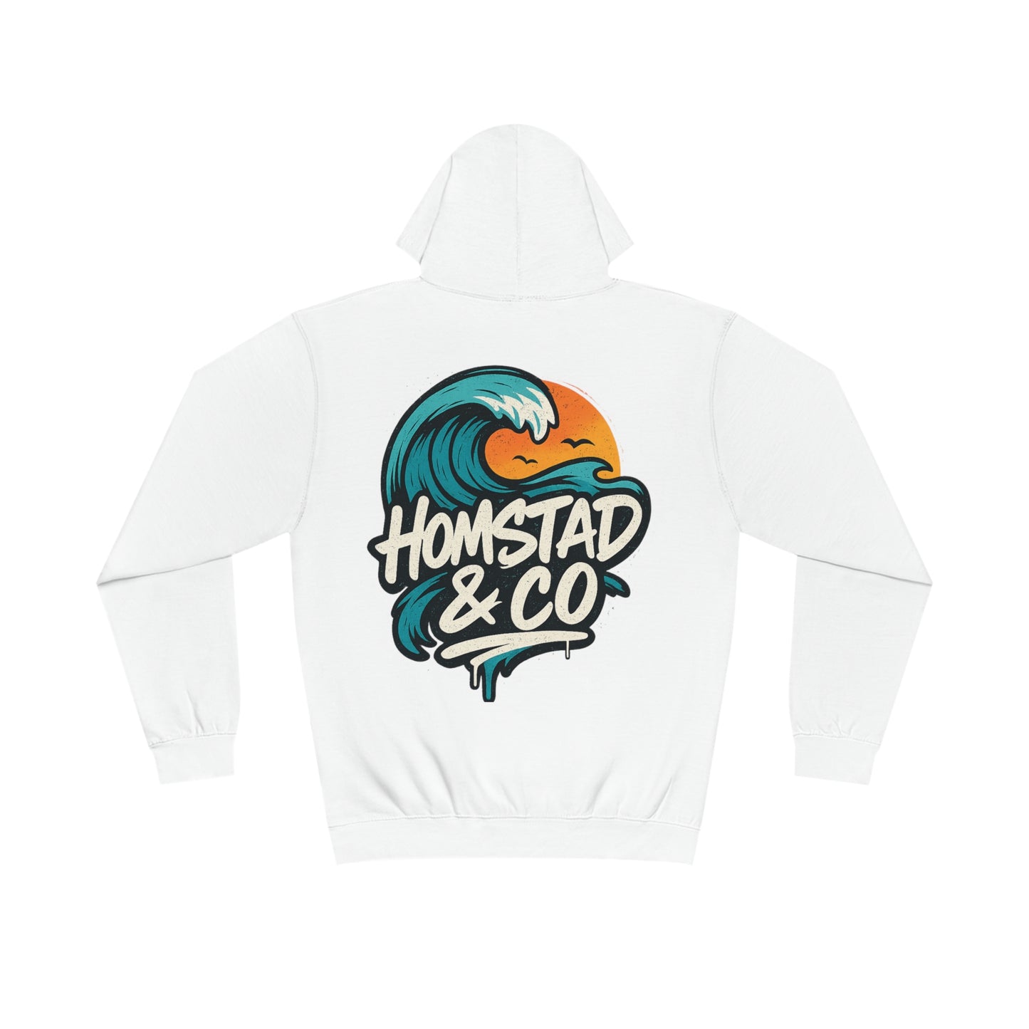 Cozy Varsity Hoodie with Retro Ocean Wave Design, Unisex Casual Sweatshirt, Beach Vibes Apparel, Perfect Gift for Surf Lovers, Trendy [...]